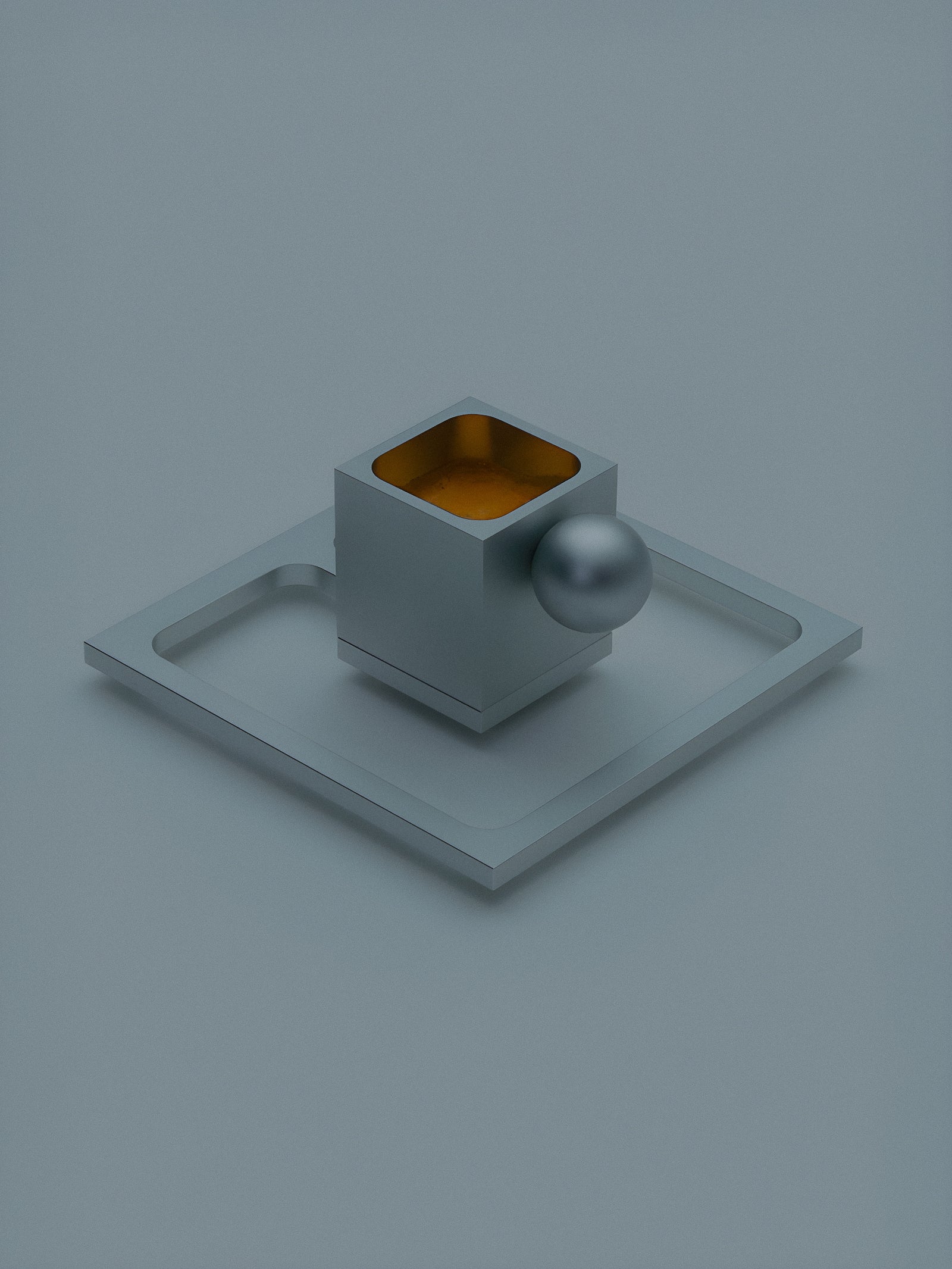 ALUMINIUM ESPRESSO CUP