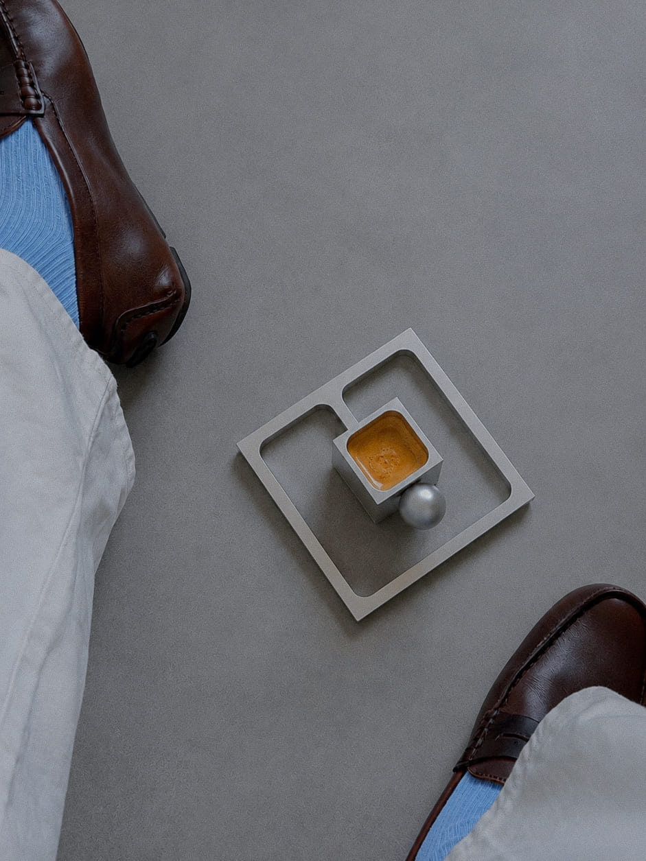 ALUMINIUM ESPRESSO CUP